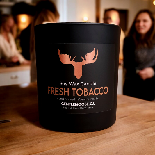 Soy Wax Candle Fresh Tobacco