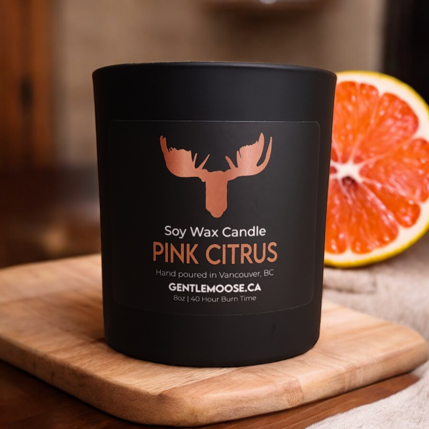 Soy Wax Candle Pink Citrus