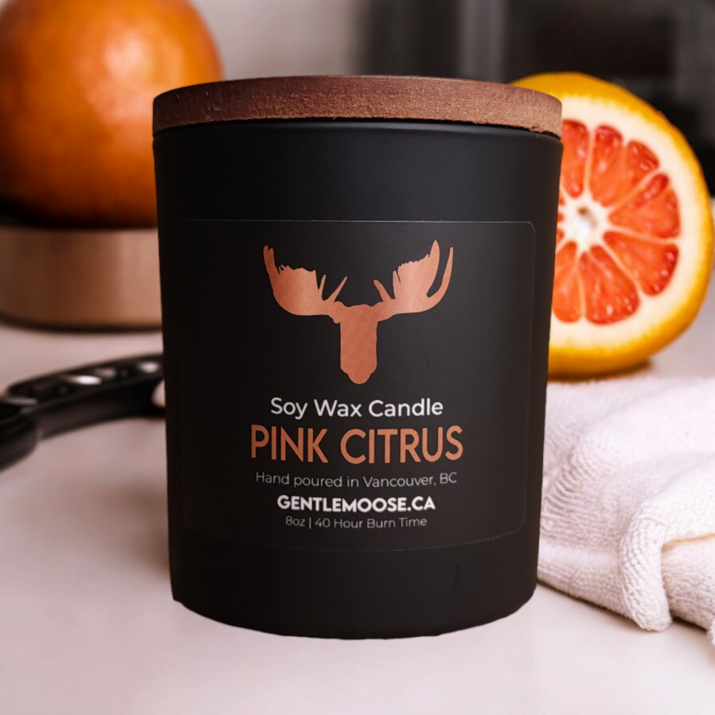 Soy Wax Candle Pink Citrus