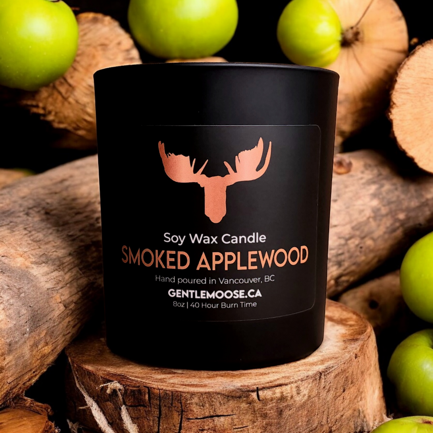 Soy Wax Candle Smoked Applewood