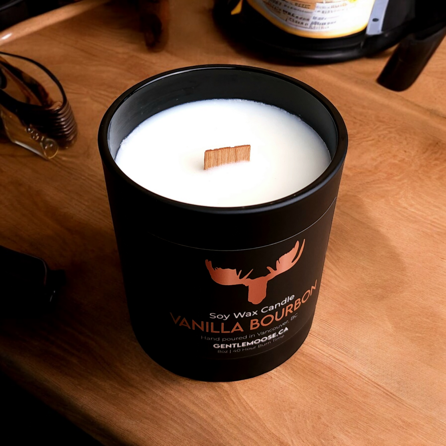 Soy Wax Candle Vanilla Bourbon