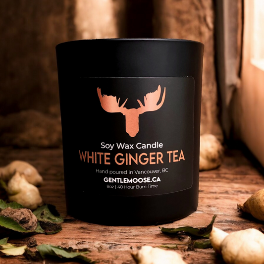 Soy Wax Candle White Ginger Tea