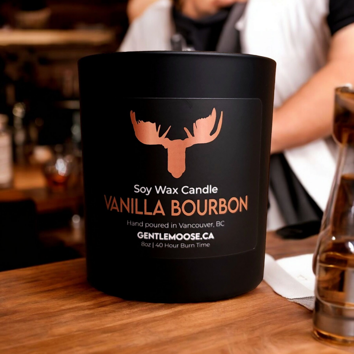 Soy Wax Candle Vanilla Bourbon